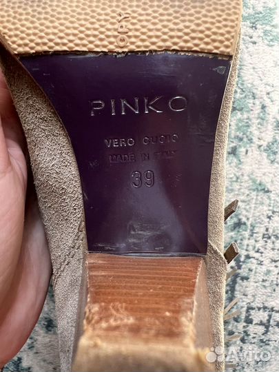 Сапоги женские натуральная кожа Pinko