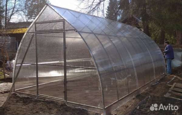 Теплица из поликарбоната капелька