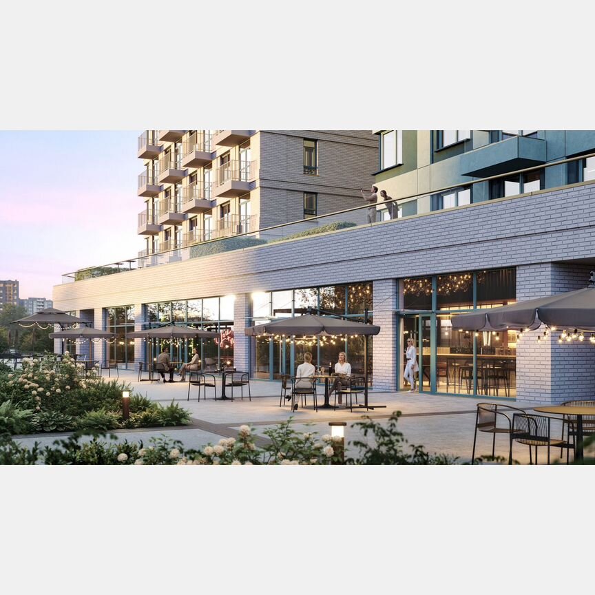 1-к. квартира, 45,7 м², 21/21 эт.