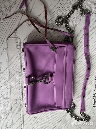 Сумка жен. rebecca minkoff, нат. кожа, сиреневый