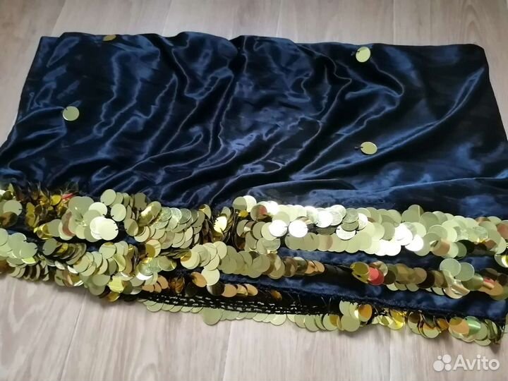 Платок абайя с пайетками