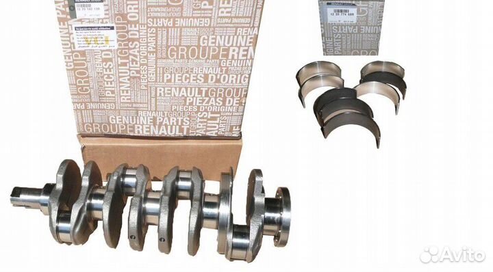 Коленчатый вал renault master III новый 122013973R