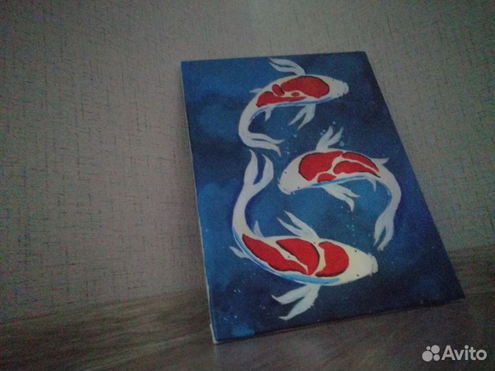 Картина акрилом на холсте