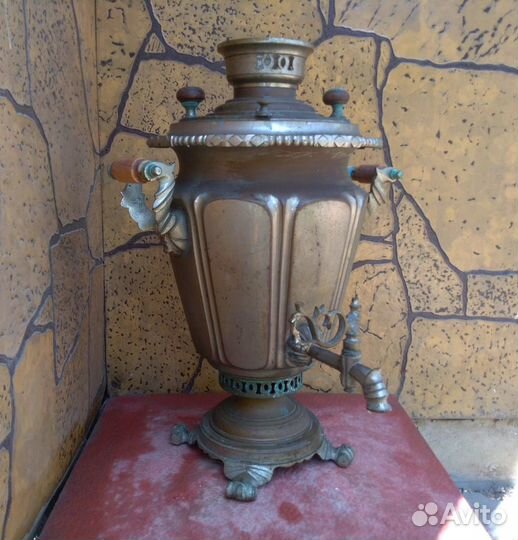 Самовар на дровах старинный
