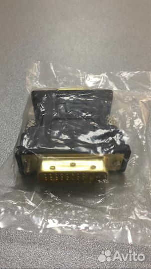 Переходник D-SUB (VGA) -DVI (старый, 4 штыр)