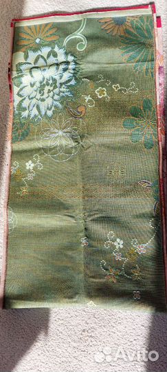 Шаль гобеленовая 1,75х0,35,шёлк, шерсть, Бельгия