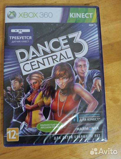 Игра на xbox 360 Dance central 3, новая