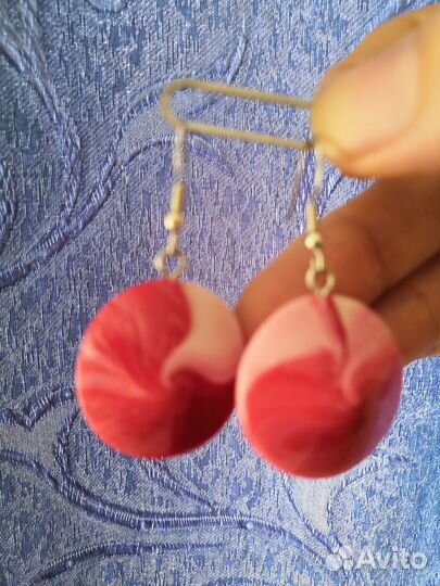 Серьги из полимерной глины