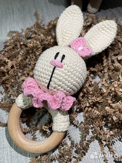 Мягкая игрушка зайчик
