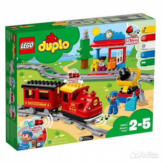 Конструктор Lego duplo 10874 Поезд на паровой тяге