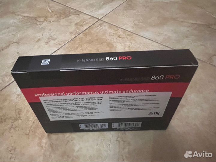 SSD накопитель Samsung 860 Pro 1 TB