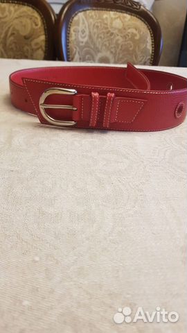 Ремень женский кожаный