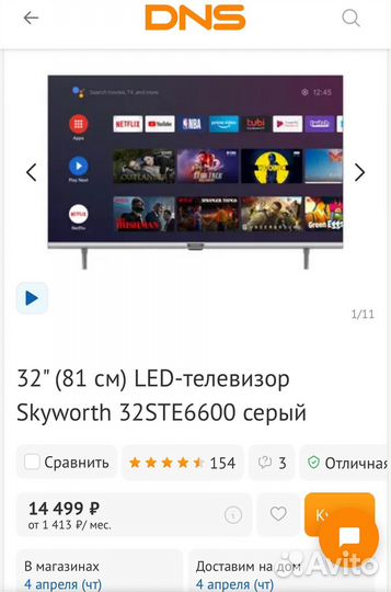 Телевизор на запчасти