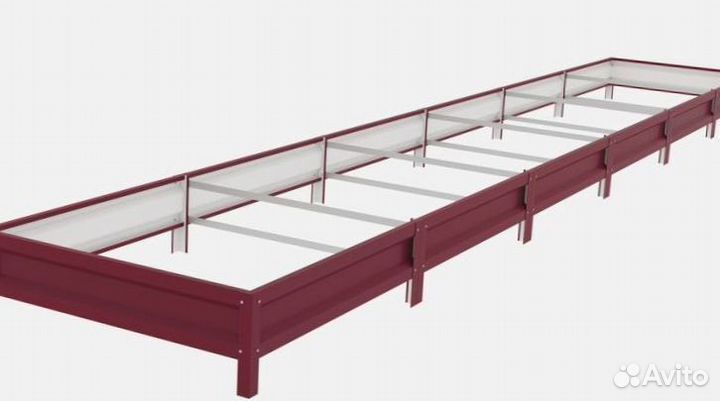 Грядки оцинкованные полимерные