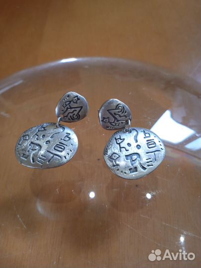 Серьги. Серебро