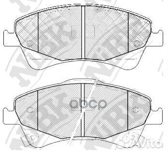 Колодки тормозные toyota avensis/corolla 04- пе