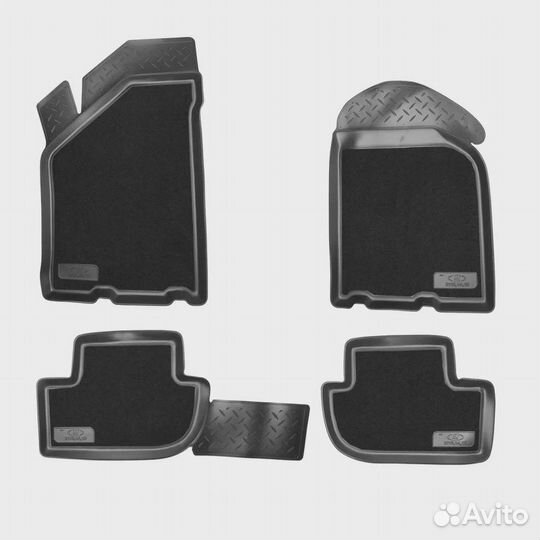 Коврики салонные VAZ 2113, 14, 15 комбинированные