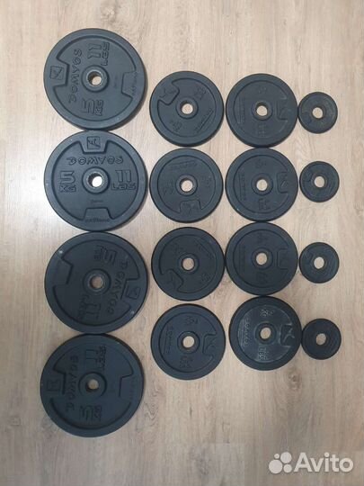 Скамья со штангой и блинами в кейсе + турник