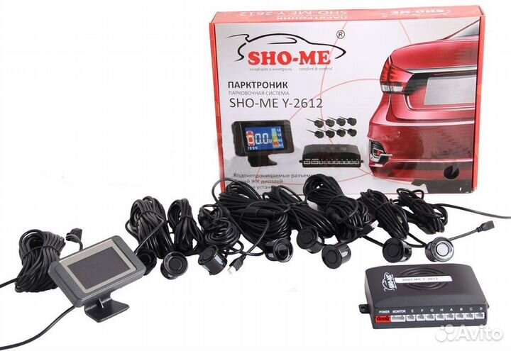 Парктроник Sho-Me Y-2612 дисплей, 8 дат 22мм