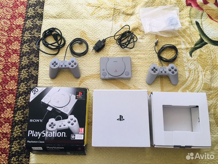 PS Classic прошитая 32 gb 50+ игр добавлено