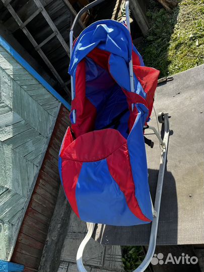 Сани коляска детские-теплые