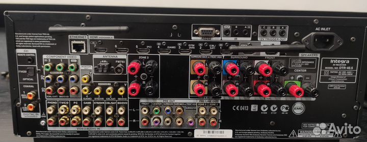 Av ресивер integra DTR 40.5