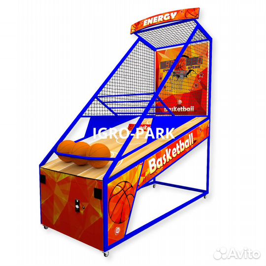 Баскетбол с заслонкой, движ. корзиной