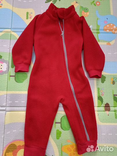 Флисовый комбинезон поддёва 80-86
