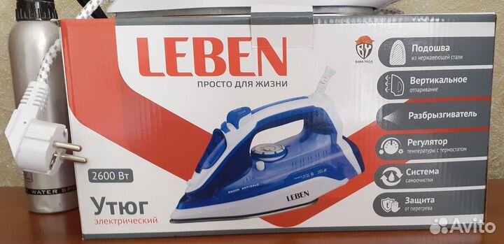 Утюг электрический Leben новый