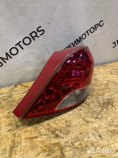 Фонарь задний правый Peugeot 207 рестайлинг