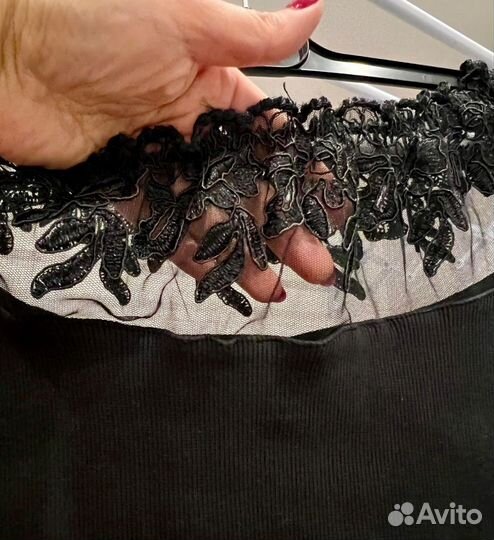 Платье женское черное мини 44-46