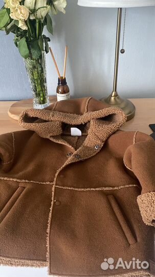 Дубленка пальто Zara 86-92