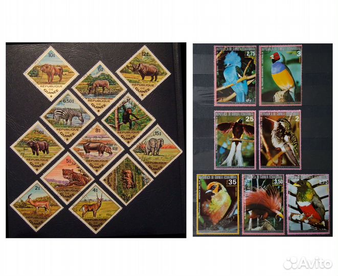 Марки разных стран (1963-1977)