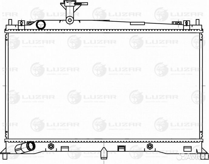 Радиатор охл. для а/м Mazda 6 (GG) (02) AT