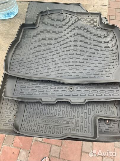 Коврики резиновые Hyundai Santa Fe 2021 г новые