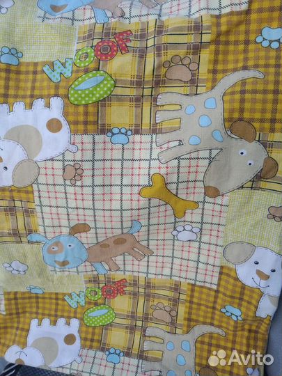 Бортики в детскую кроватку и балдахин