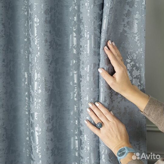 Мраморные шторы Версаль гиацинтовый