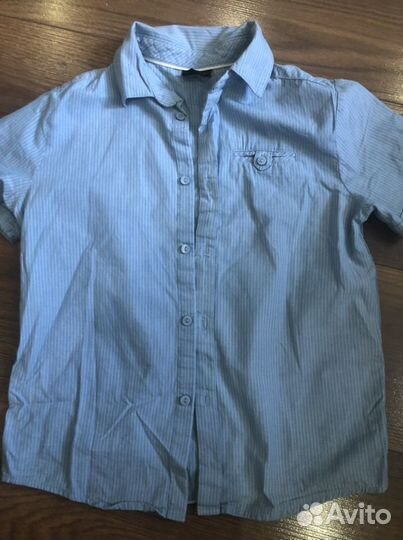 Рубашка на мальчика h&m 7-8 лет рост 128