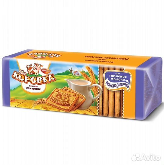 Печенье Коровка Топлёное молоко 375 г
