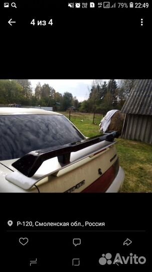 Спойлер на ваз 2110