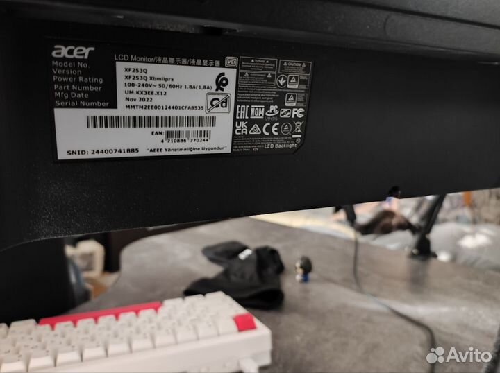 Монитор Acer nitro 240hz