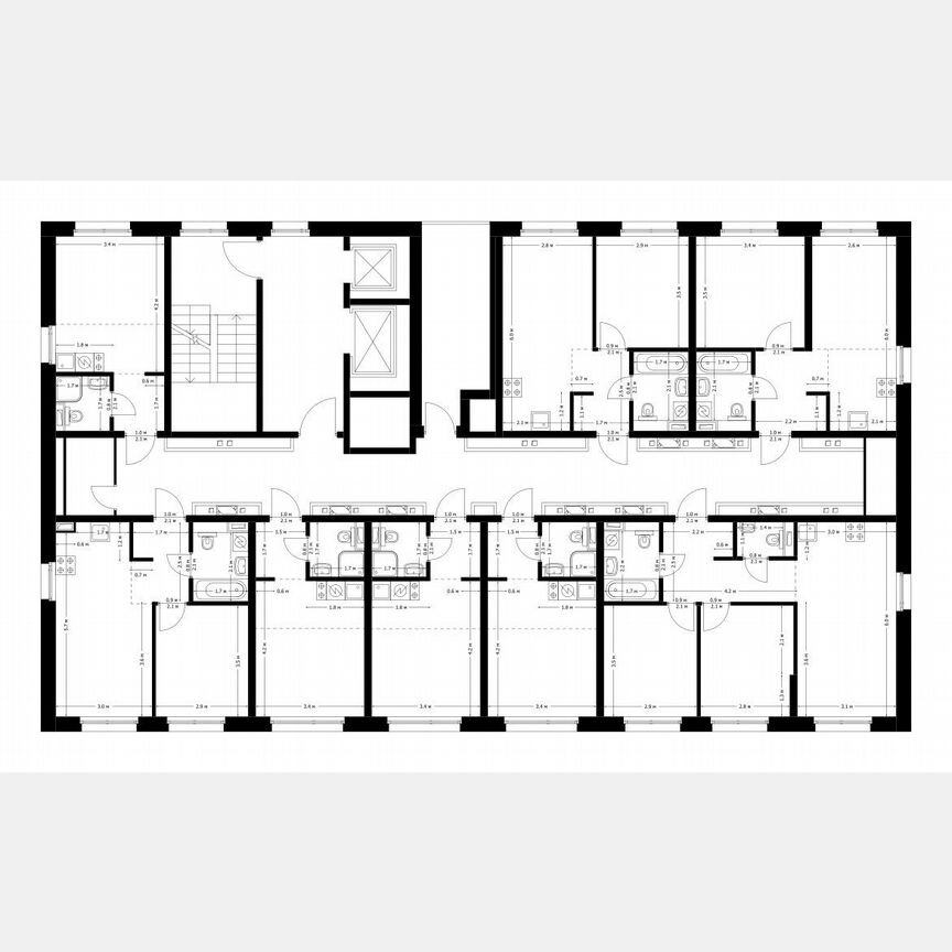 2-к. квартира, 51,2 м², 13/14 эт.