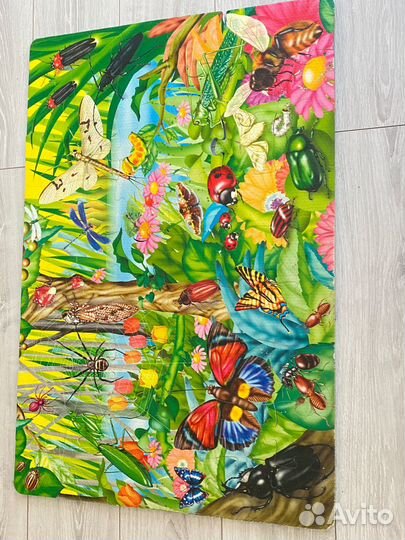 Коврик мягий из пазлов 100х50