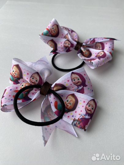 Резиночки для волос ручной работы