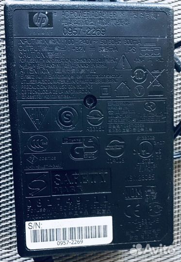 Хьюлетт паккард power adapter 0957-2269