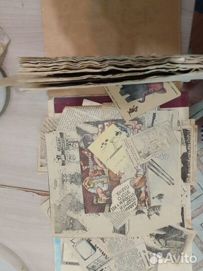Сбор карикатур вырезки с разных газет СССР