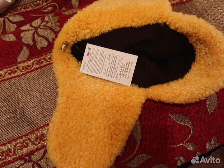 Шапка женская кёрли из овчины