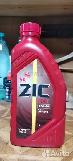 Масло трансмиссионное ZIC GFT 75W-90