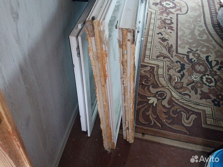 Дверь пластиковая пвх балконная бу