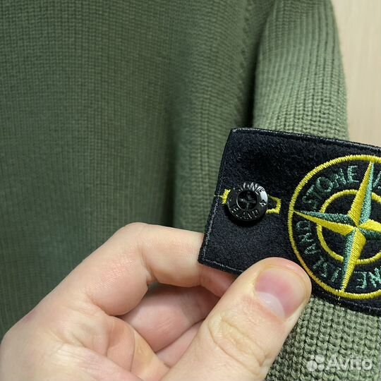 Джемпер свитер Stone Island 22SS зелёный L